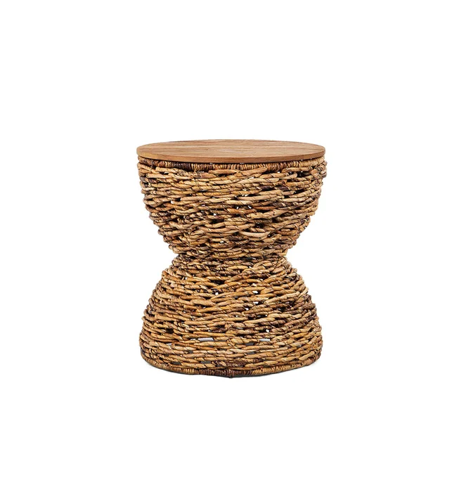 MESA LATERAL MALI 41X41XH46 NATURAL en Marrón - Mesas de arrimo, Uruguay | Más Infinito Casa