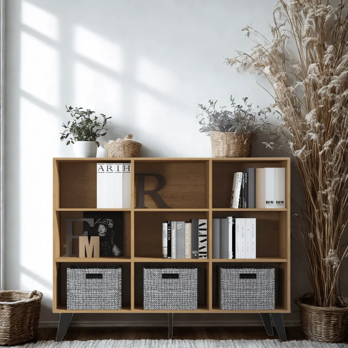 Producto: Biblioteca Nórdica 239 de AMARELO en Madera natural - Bibliotecas, Uruguay | Amarelo