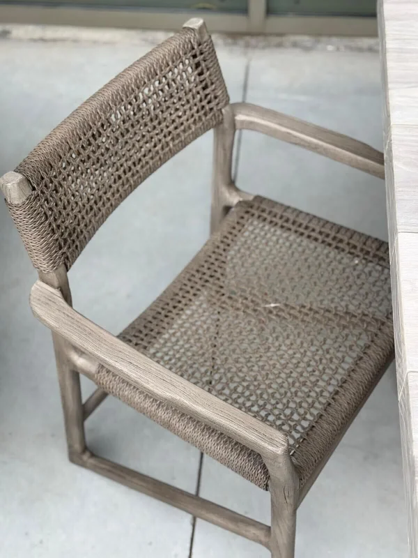 SILLA CARACAS C/BRAZOS TEKA en Gris - Sillas, Uruguay | Masinfinito Casa, vista 3