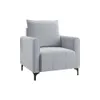 Sillon Butaca Poltrona Tapizada En Tela Patas Metalicas - Butacas, banquetas y puffs, Uruguay | Lais Muebles, vista 1 de 3