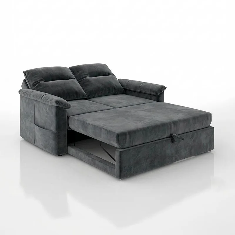 Sillon Sofa Cama 2 Cuerpos Retractil Y Reclinable en Gris - Sillones y sofás, Uruguay | Soy Hogar, vista 4