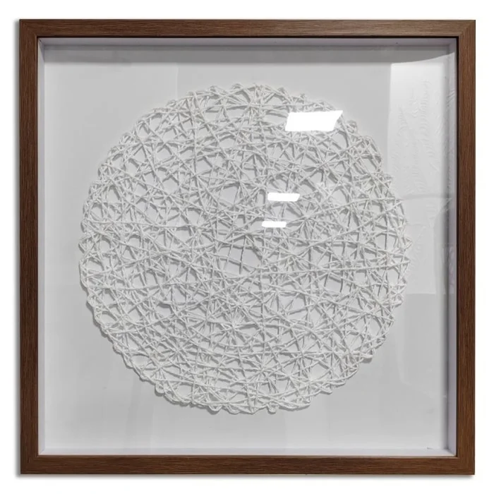 CUADRO CANVAS 50x50cm MANDALA BLANCO en Blanco - Decoración de pared, Uruguay | Decohogar