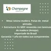 MESA CENTRO OVAL - MADERA CINAMOMO - PATAS GRAFITO en Madera natural - Mesas de living, Uruguay | Champagne Home, vista 3 de 4