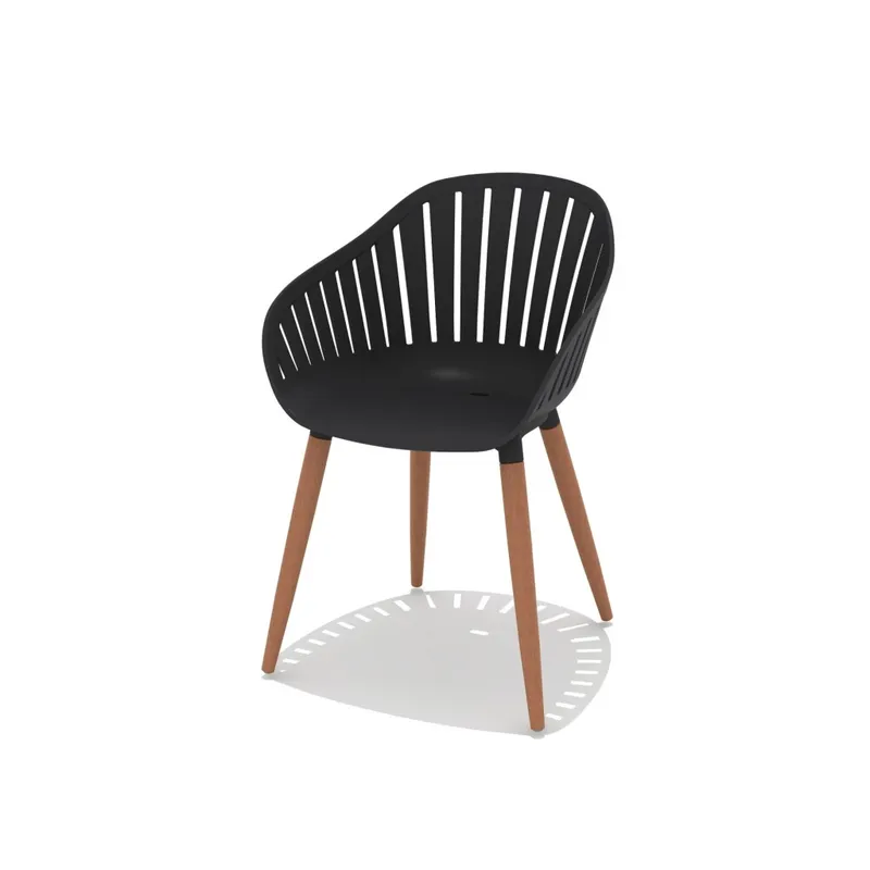Silla de exterior - Cannes en Negro - Muebles para el exterior, Uruguay | Rústico Hogar