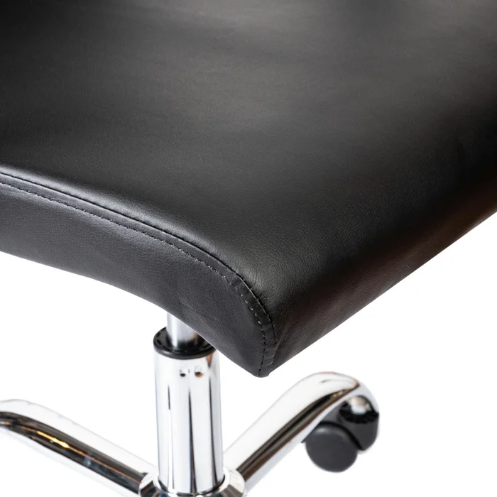 Asiento De Oficina Pu-y-metal Negro Hy-537 en Negro - Sillas de escritorio, Uruguay | Divino, vista 7