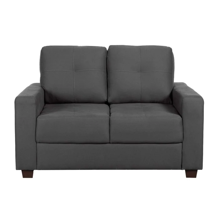 Sillón 2 Cuerpos Tela Gris Piria Gris Osc en Gris - Sillones y sofás, Uruguay | Divino, vista 2