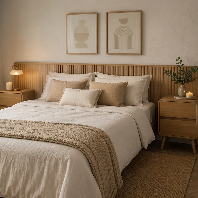 COMBO Mesas de Luz Alba con Cajones 9B – Roble en Madera natural - Mesas de luz, Uruguay | RM Muebles y Deco