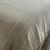Manta para sillón y cama algodón Rayas Greige - 130cm en Gris - Textiles, Uruguay | Buho Store, vista 4 de 6