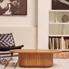Mesa de centro Licia - de madera maciza de mango 120 x 60 cm en Madera natural - Mesas de living, Uruguay | Kavehome, vista 2 de 8