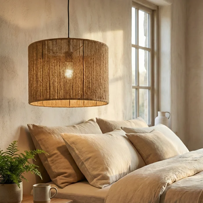 Nativo Cord Cylinder en Madera natural - Lámparas colgantes, Uruguay | La Perla, vista 3