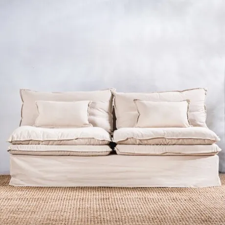 Módulo Stephen Central 188cm Beige en Beige - Sillones y sofás, Uruguay | Aihaus