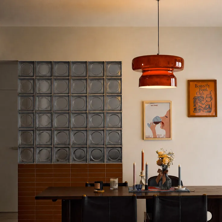 LUMINARIA JOAN RED en Terracota - Lámparas colgantes, Uruguay | Berlina Store