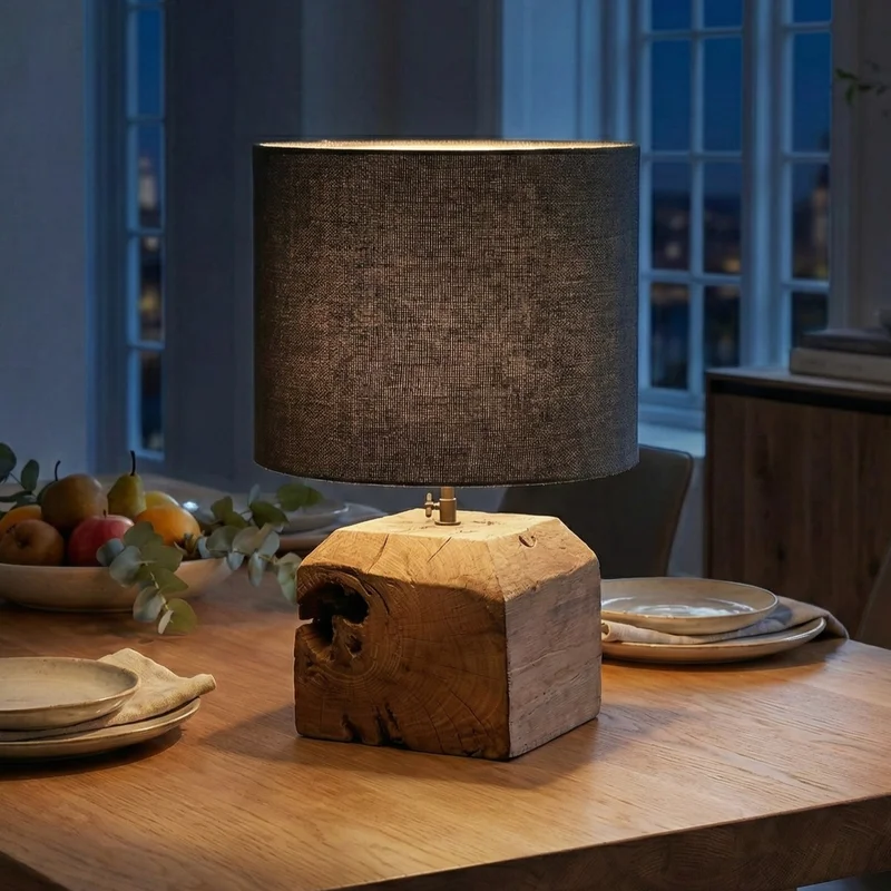 Lámpara de Mesa Nativo Raw en Multicolor - Lámparas de mesa, Uruguay | La Perla, vista 4