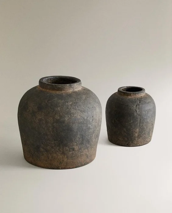 JARRÓN CERÁMICA TEXTURA DESGASTADA - Jarrones, Uruguay | Zara Home, vista 3