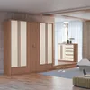 Ropero Demócrata 6 Puertas - Linea Fit - Marrón y Arena en Multicolor - Roperos y placares, Uruguay | Rústico Hogar, vista 2 de 3
