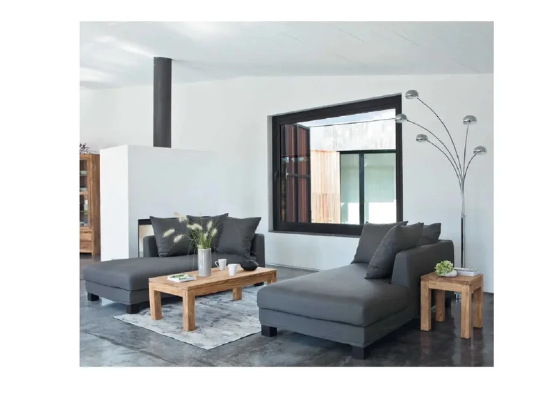 Mesa de Living LÍNEA DE CAMPO 1.20m en Madera natural - Mesas de living, Uruguay | Finkel, vista 3