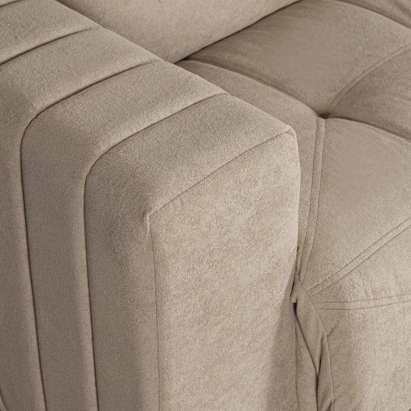 Sofa 3 Cuerpos Sillon Juego De Living Tapizado Tela en Marrón - Sillones y sofás, Uruguay | Soy Hogar, vista 5