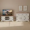 Promo Rack de Tv + Aparador Linea Naturale - Blanco/Roble en Multicolor - Muebles para TV, Uruguay | La Cueva Muebles, vista 1 de 8