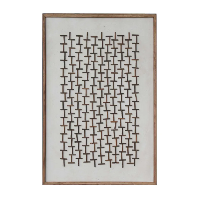 Cuadro Madera Marron Fe8175 en Marrón - Decoración de pared, Uruguay | Divino