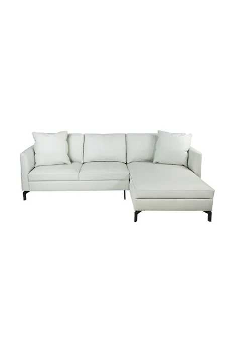 SOFA JOHNNY CHAISE DERECHO 250X90X92CM TELA SIMIL CUERO - Sillones y sofás, Uruguay | Vinibel