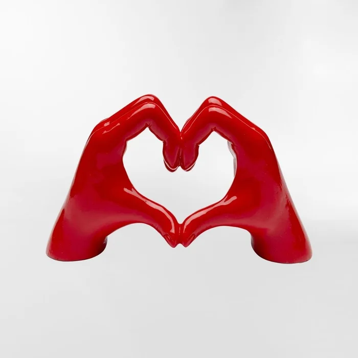 DECORACION HEART HANDS ROJO  en Rojo - Decoración, Uruguay | Viasono, vista 3