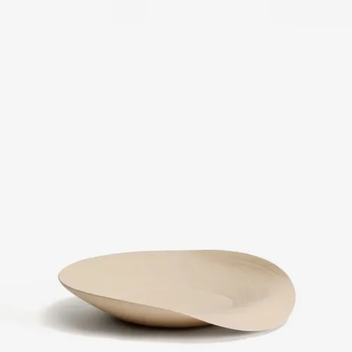 Centro de mesa Ebenor de cerámica beige Ø 40 cm en Beige - Jarrones, Uruguay | Kavehome