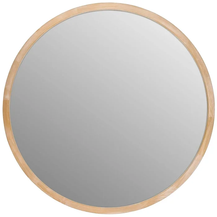 Espejo Circular Madera Natural-beige Sno9 en Madera natural - Espejos, Uruguay | Divino