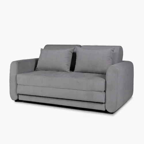 Sofá Cama Parma - Tela Microfibra - TC1011 (Grafito) en Gris - Sillones y sofás, Uruguay | NYR