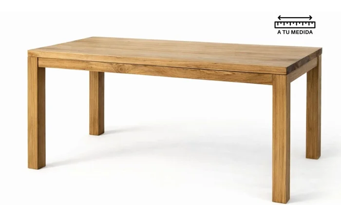 Mesa de Comedor LÍNEA DE CAMPO 1.80m en Madera natural - Mesas de comedor, Uruguay | Finkel