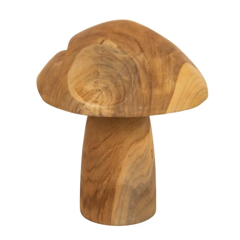 Adorno Decorativo Mush Natural/beige Madera 1 en Madera natural - Decoración, Uruguay | Divino
