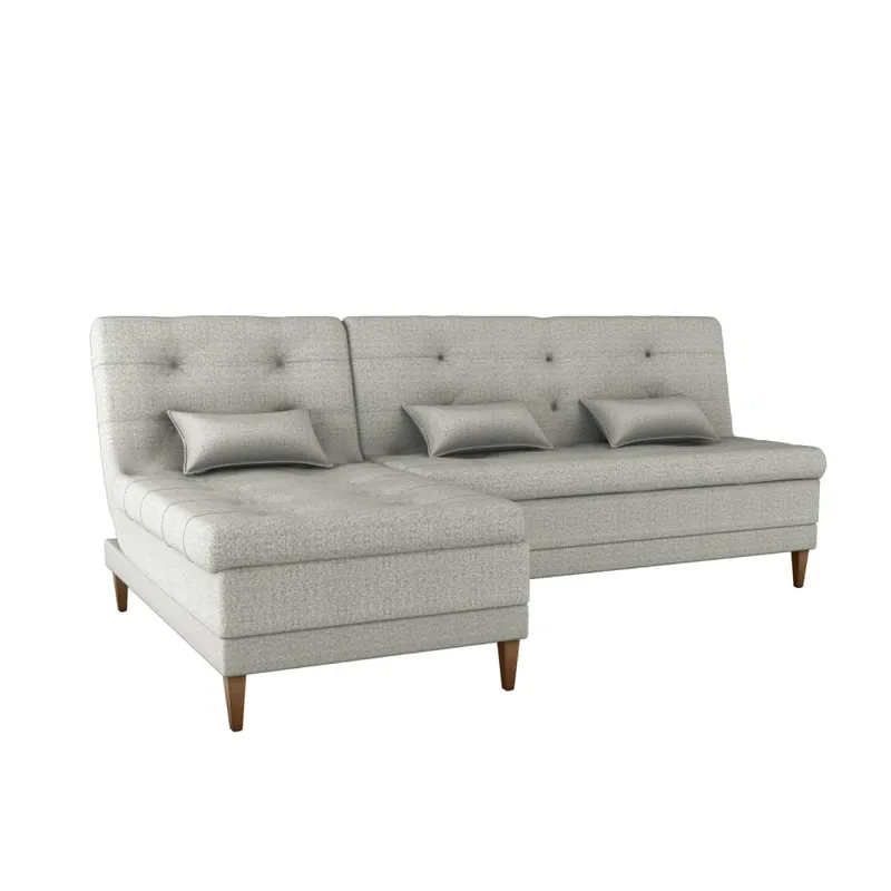Sillón Cama con Chaise - Good - Gris Claro en Gris - Sillones y sofás, Uruguay | Ecowood