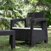 Juego de Jardín Mykonos - 2 butacas y mesa - Moka en Marrón - Muebles para el exterior, Uruguay | NYR, vista 8 de 8