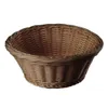 CESTO RED. RATTAN PLAST. MARRON. 18.5/H7.5CM en Marrón - Canastos, Uruguay | Decohogar, vista 2 de 2