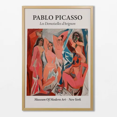 Pablo Picasso - Les Demoiselles d'Avignon en Multicolor - Láminas, Uruguay | La Cuadrería
