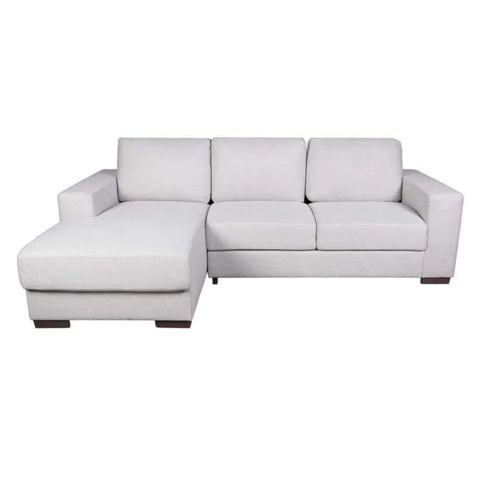 Sofa C/chaise Más De 4 Cuerpos Tela Natural-beige Smart Beige en Beige - Sillones y sofás, Uruguay | Divino, vista 2