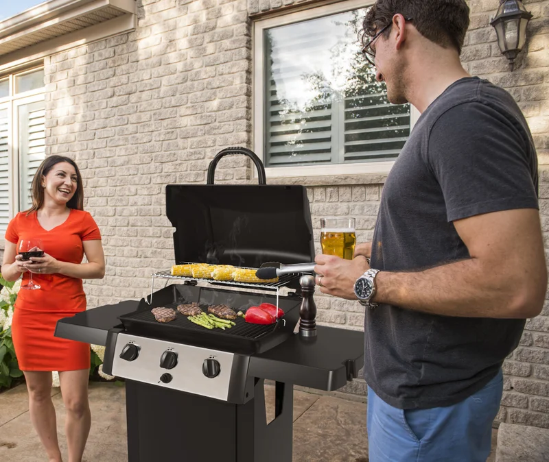 Parrilla Barbacoa A Gas Acero-inoxidable Negro Broil King Bk 310 en Negro - Exterior, Uruguay | Divino, vista 7