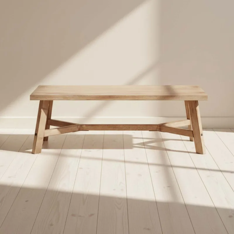 Mesa Ratona Madera Natural-beige Ozzy Natural en Madera natural - Mesas de living, Uruguay | Divino