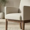 Butaca Claudia - Tela Rústica - 290-G2 (Beige) en Beige - Butacas, banquetas y puffs, Uruguay | NYR, vista 3 de 7