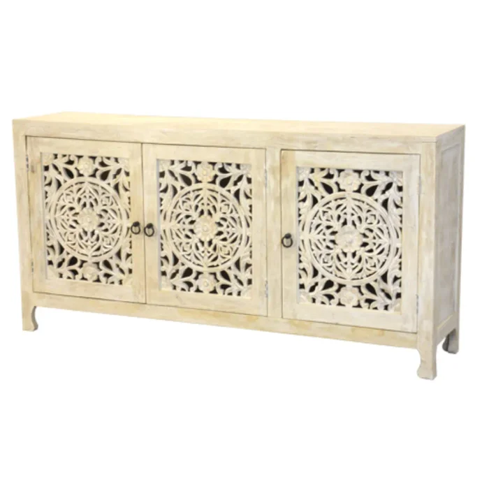 A-55 Aparador calado 180x40x90 en Madera natural - Aparadores y recibidores, Uruguay | Victoriana, vista 2
