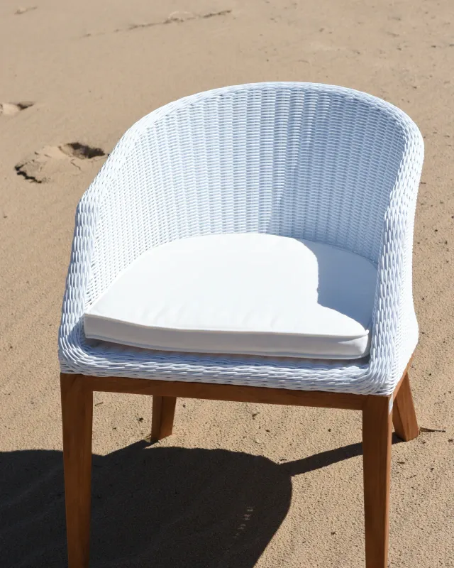 SILLA GRACE C/ALMOHADÓN en Blanco - Sillas, Uruguay | Sentido Jose Ignacio