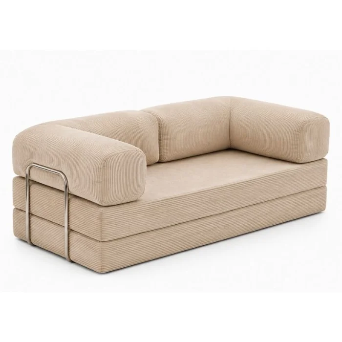 Sillón Cama Teddy - Beige en Beige - Sillones y sofás, Uruguay | Samic