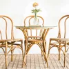 MESA DE BAMBOO Y VIDRIO - SIKA DESIGN - 80 CMS en Madera natural - Mesas de comedor, Uruguay | La Iberica, vista 5 de 6