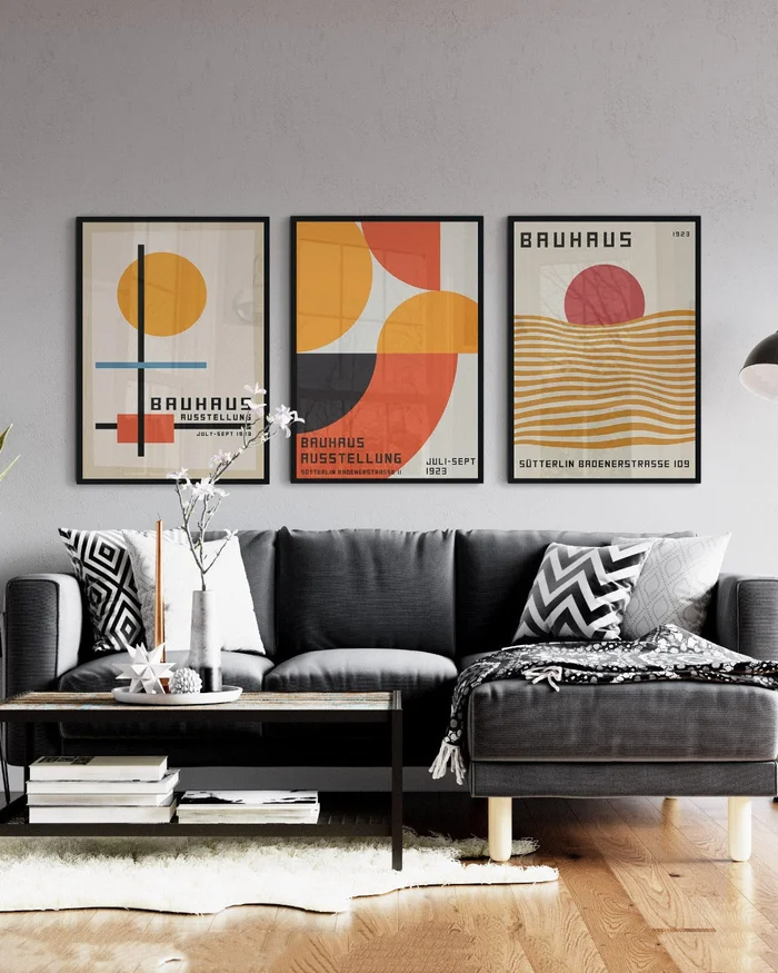 Bauhaus - Orange en Multicolor - Láminas, Uruguay | La Cuadrería, vista 2