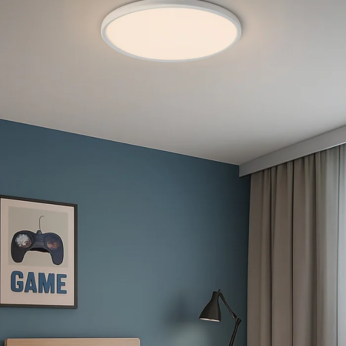 Plafón LED Grant Medium CCT Blanco en Blanco - Lámparas colgantes, Uruguay | Serlux, vista 4
