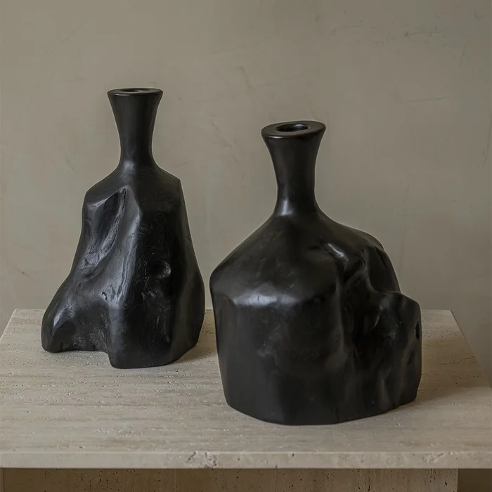 Jarrón Lucy Black en Negro - Jarrones, Uruguay | De Arcos