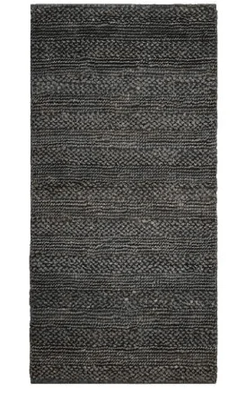 ALFOMBRA ESPIGA YUTE NEGRO en Negro - Alfombras, Uruguay | Masinfinito Casa, vista 3
