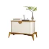 Mesa De Luz 1 Puerta 4 Patas Mdp Off White Natural - Mesas de luz, Uruguay | Lais Muebles, vista 1 de 4