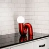 Luminaria de Mesa Frida en Rojo - Lámparas de mesa, Uruguay | Samic, vista 2 de 2