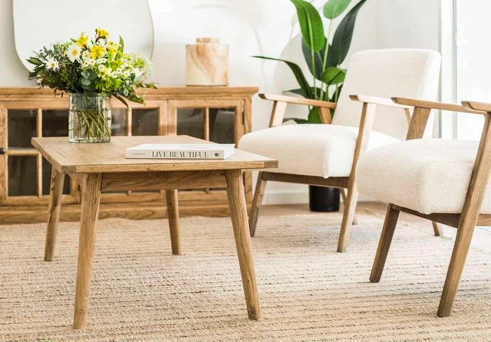 MESA NORDICA - 1.30 X 0.60 en Madera natural - Mesas de living, Uruguay | La Iberica, vista 21