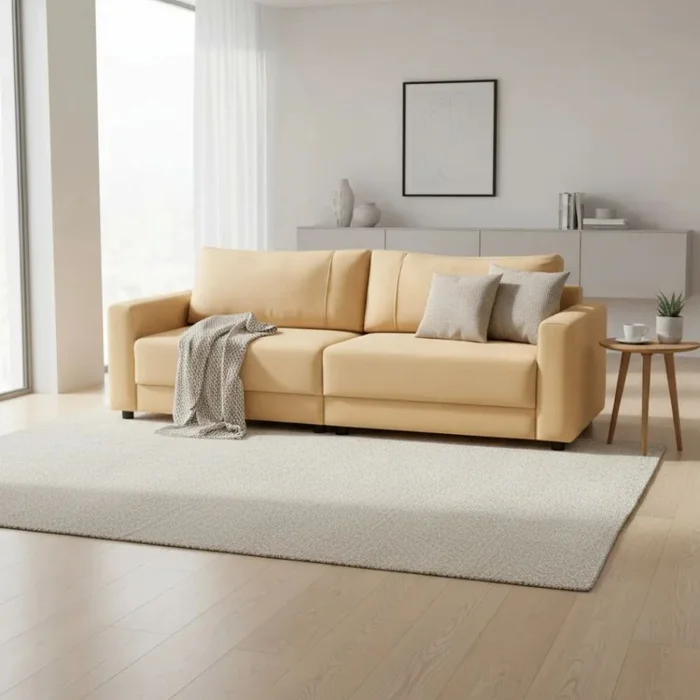 SOFA 4 CUERPOS - TAPIZADO EN TELA BEIGE en Beige - Sillones y sofás, Uruguay | Champagne Home, vista 2